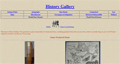 Desktop Screenshot of historygallery.com